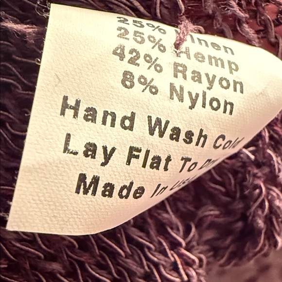 Skif Handknit Brown Multi-Fiber Art To Wear Cardigan - Picture 9 of 9